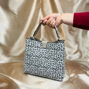 Vegan Leather Leopard Print